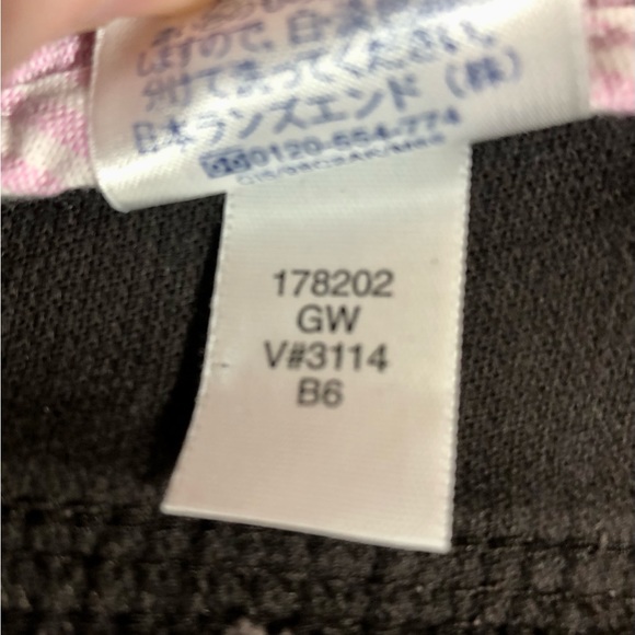 Lands End Women  Corduroy Pants Brown Flared Leg Zip Front Brown Size 12 - Picture 9 of 9